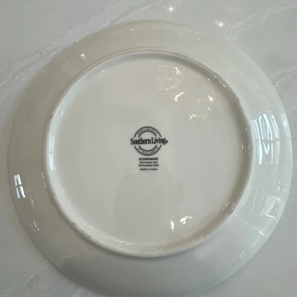 Set of 2 Southern Living Holiday Classic Santa Salad Plates NIB
